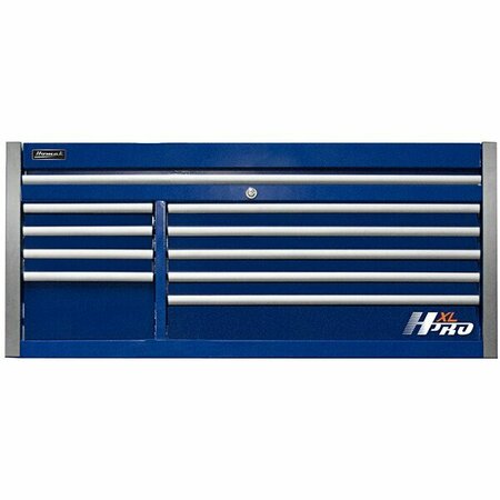HOMAK HXL Pro Series 60'' Blue 10-Drawer Top Chest HX02060102 571HX0260102